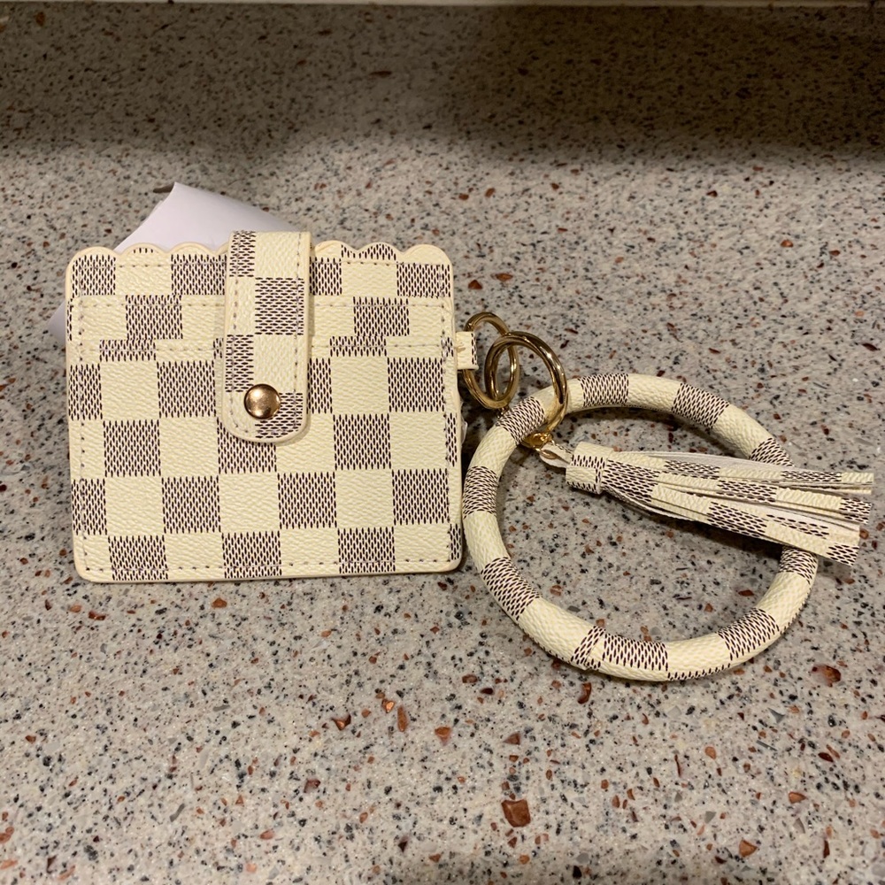 Keychain Bracelet with card holder